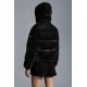 2022 Moncle Daos Short Down Jacket Women Down Puffer Coat Winter Outerwear Dark Black