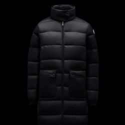 2022 Moncler Abricotier Parka Long Down Jacket Women Down Puffer Coat Winter Outerwear Black