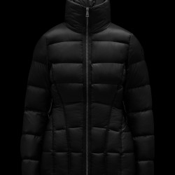 2022 Moncler Bellardie Short Down Jacket Women Down Puffer Coat Winter Outerwear Black