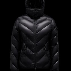 2022 Moncler Brouel Short Down Jacket Women Down Puffer Coat Winter Outerwear Black