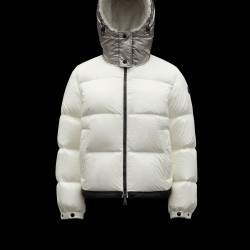 2022 Moncler Bufonie Short Down Jacket Women Down Puffer Coat Winter Outerwear White