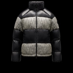 2022 Moncler Erine Short Down Jacket Women Down Puffer Coat Winter Outerwear Grey Black