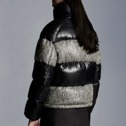 2022 Moncler Erine Short Down Jacket Women Down Puffer Coat Winter Outerwear Grey Black