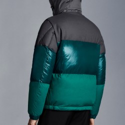 2022 Moncler Aveillan Short Down Jacket Mens Down Coat Winter Outerwear Green Gray