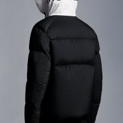2022 Moncler Eustache Short Down Jacket Mens Winter Puffer Down Coat Outerwear Black
