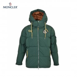 Buy Moncler Mariveles Long Sleeves Short Down Jacket Green Coats 