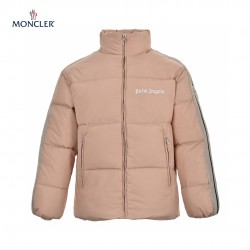 Sale Moncler x Palm Angels Pink  Long Sleeves Down Jacket 
