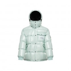 Moncler Anthermy Fragment Down Puffer Jacket Mens Hooded Down Coat Outwear Minit Green