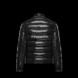 Moncler Berriat Barral Down Jacket For Men Zip Up Short Black 