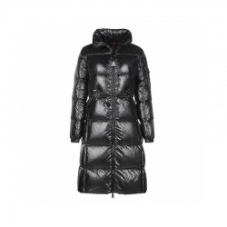 Moncler Down Jacket Women Long Down Coat Winter Outwear Black  